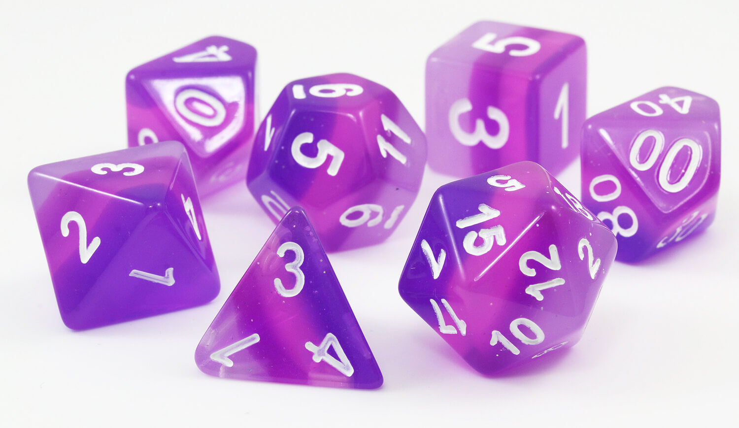 Purple Cool D&D Dice