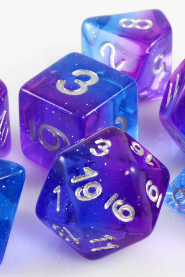 Aurora Dice Indigo Sparkle