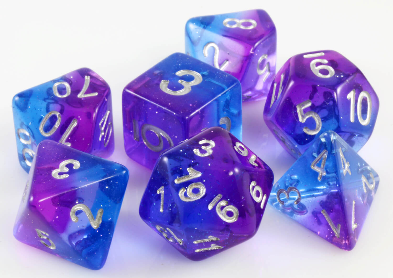 Aurora Dice Indigo Sparkle