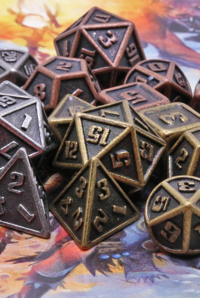 Metal mini dice