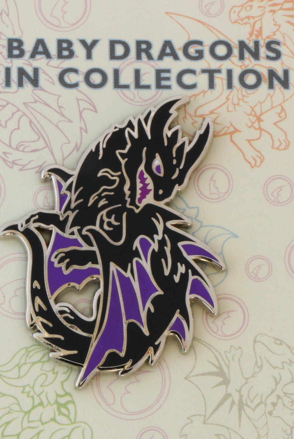 Baby Black Dragon Enamel Pin