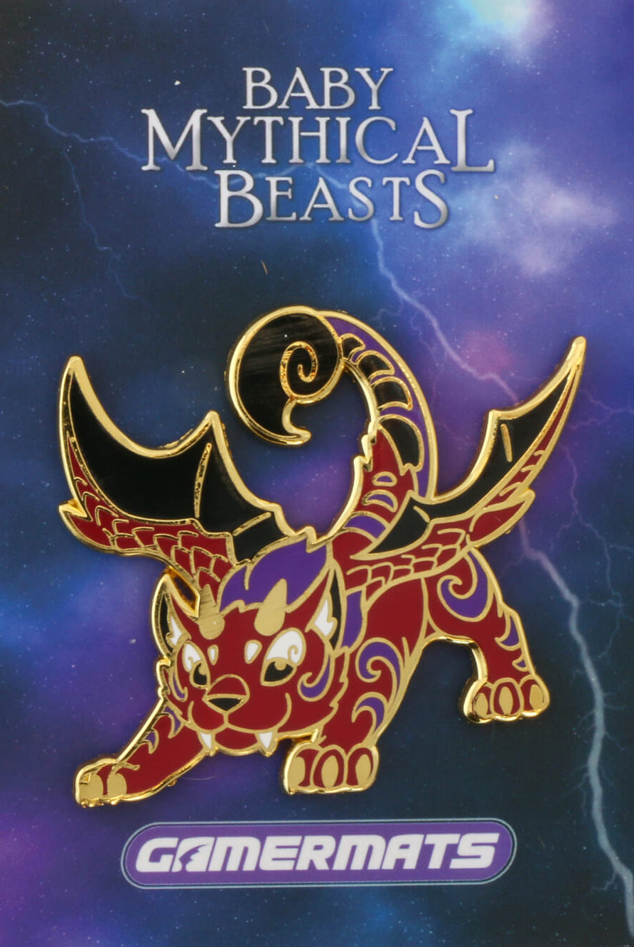 Baby Manticore Enamel Pin 2