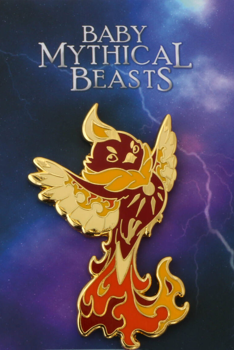Baby Phoenix Enamel Pin 2