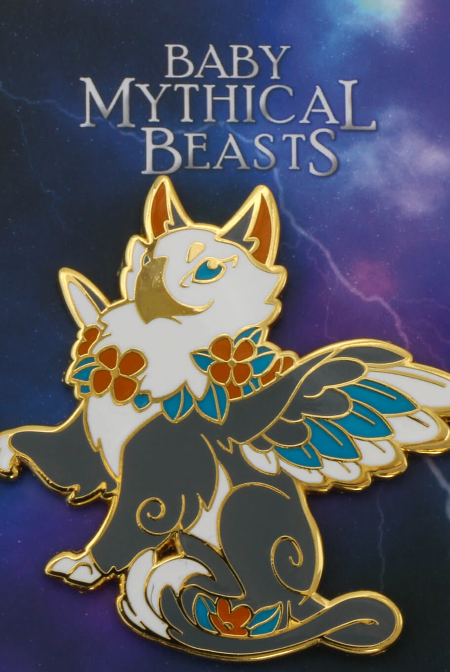 Baby Griffon Enamel Pin 2