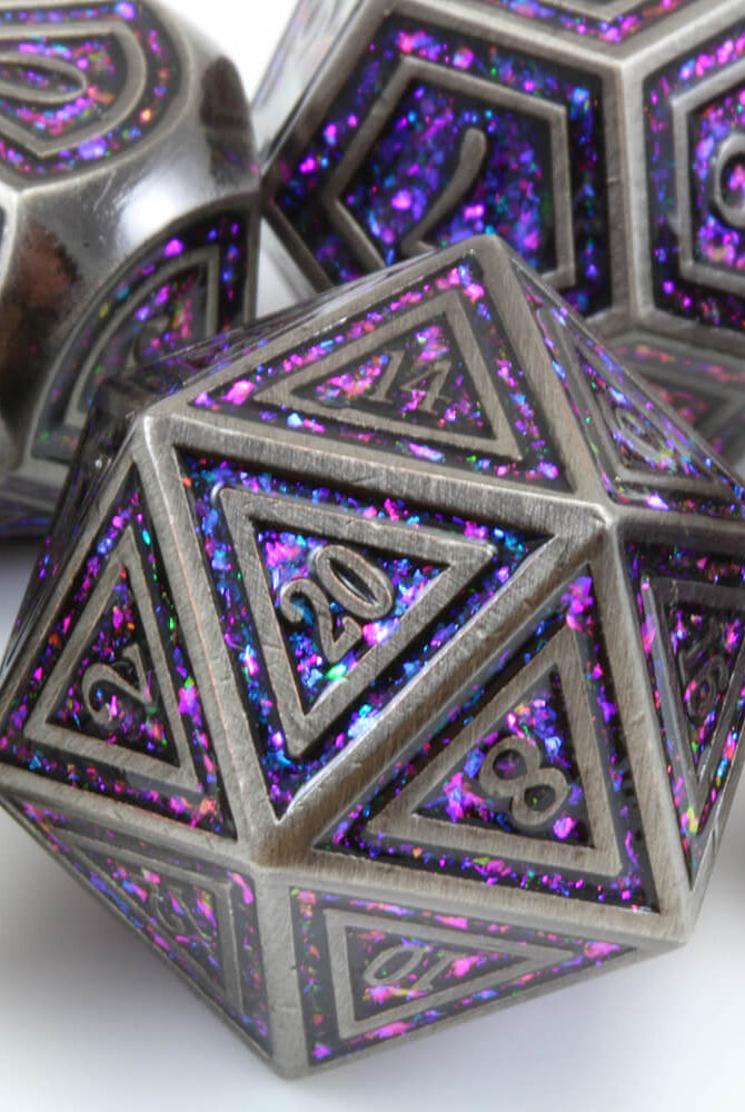 Battle Mage Dice Prismatic Purple 3