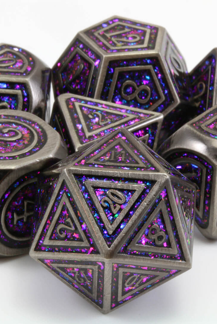 Battle Mage Dice Prismatic Purple 4