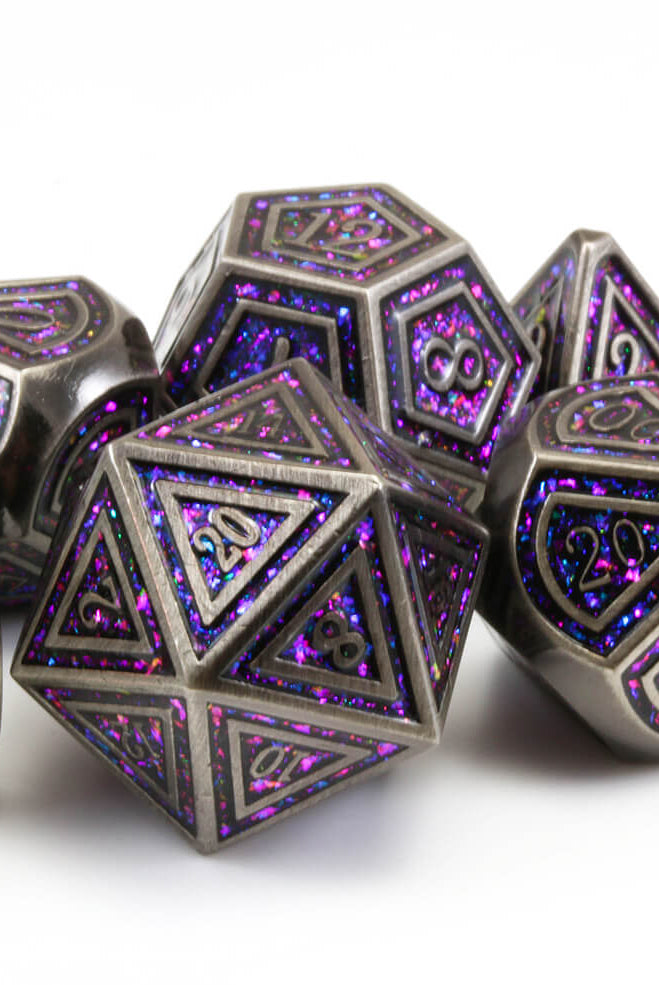 Battle Mage Dice Prismatic Purple 2