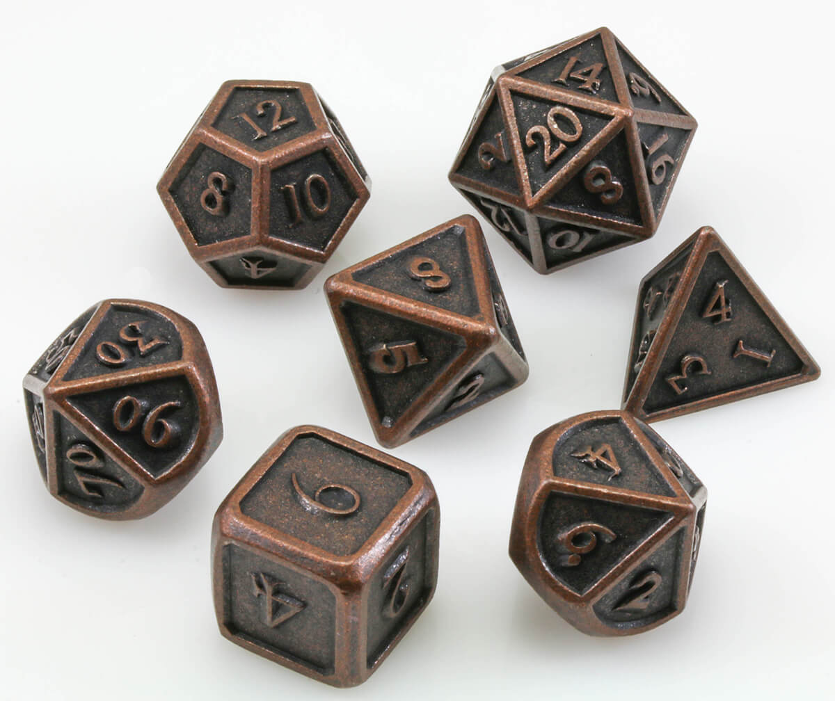 Berserker Dice Ancient Copper