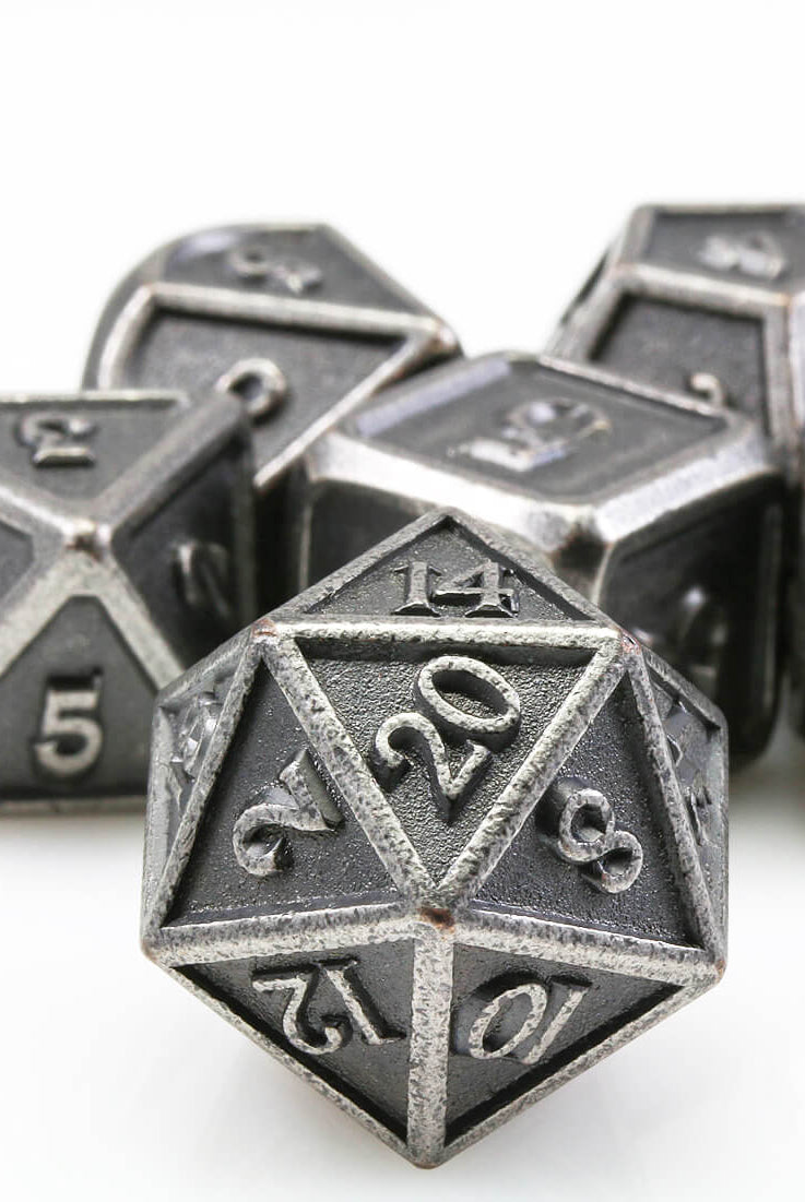 Berserker Dice Ancient Silver 2