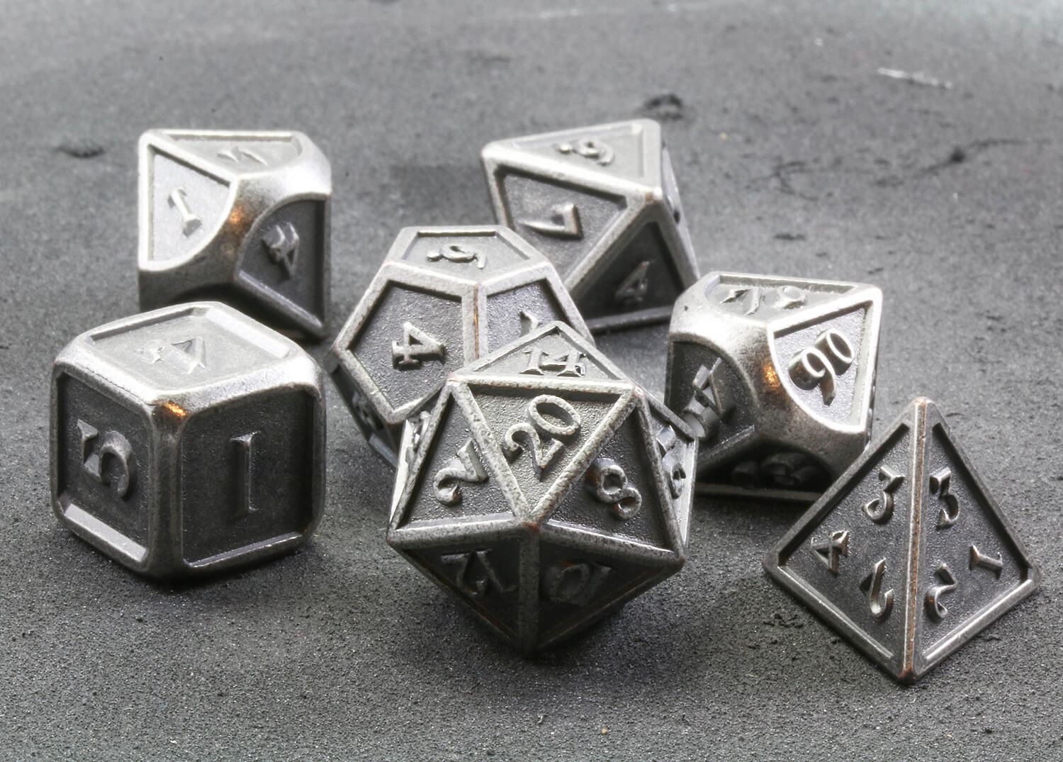 Berserker Dice Ancient Silver 3