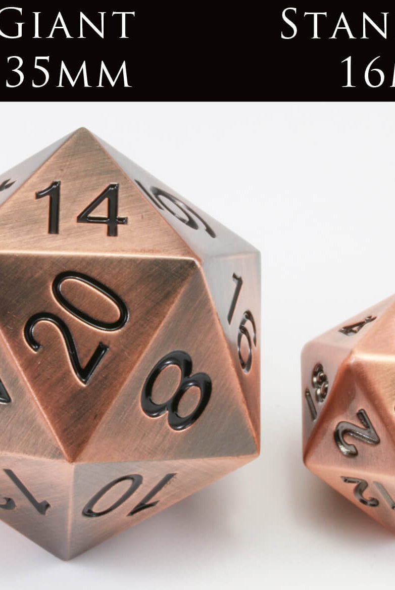 Giant d20 Size Comparison