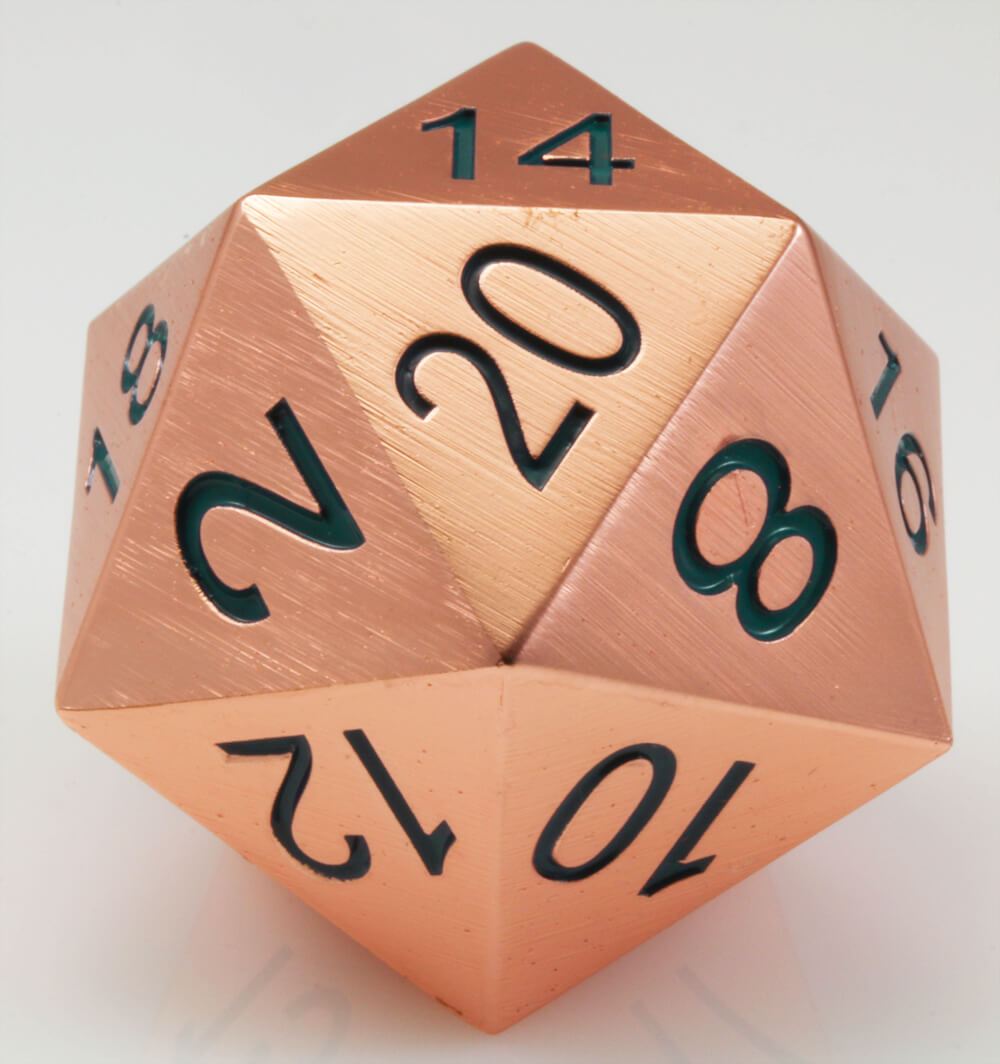 Giant Copper d20