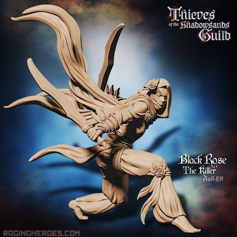Raging Heroes Miniatures (Black Rose, the Killer)
