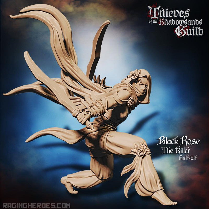 Raging Heroes Miniatures (Black Rose, the Killer) 
