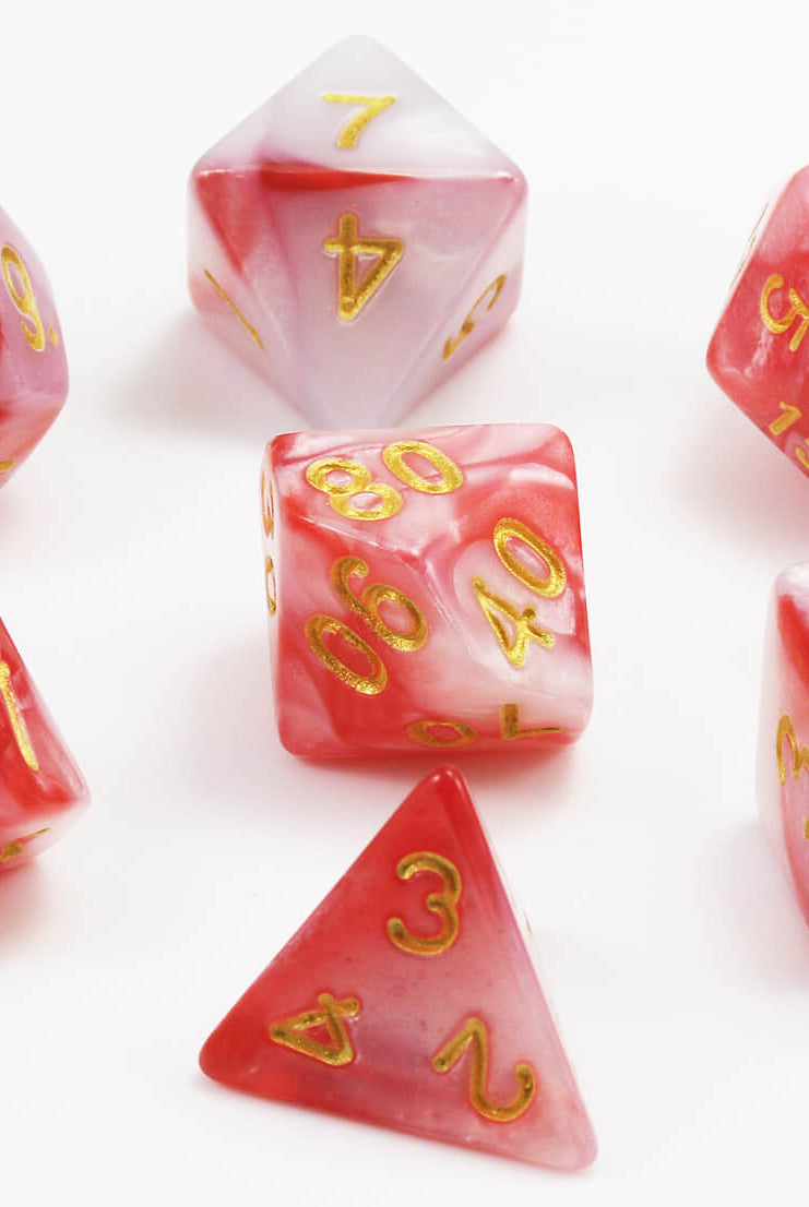 Peppermint D&D Dice