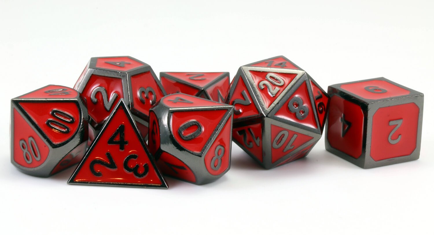 Blood Rage Metal Dice