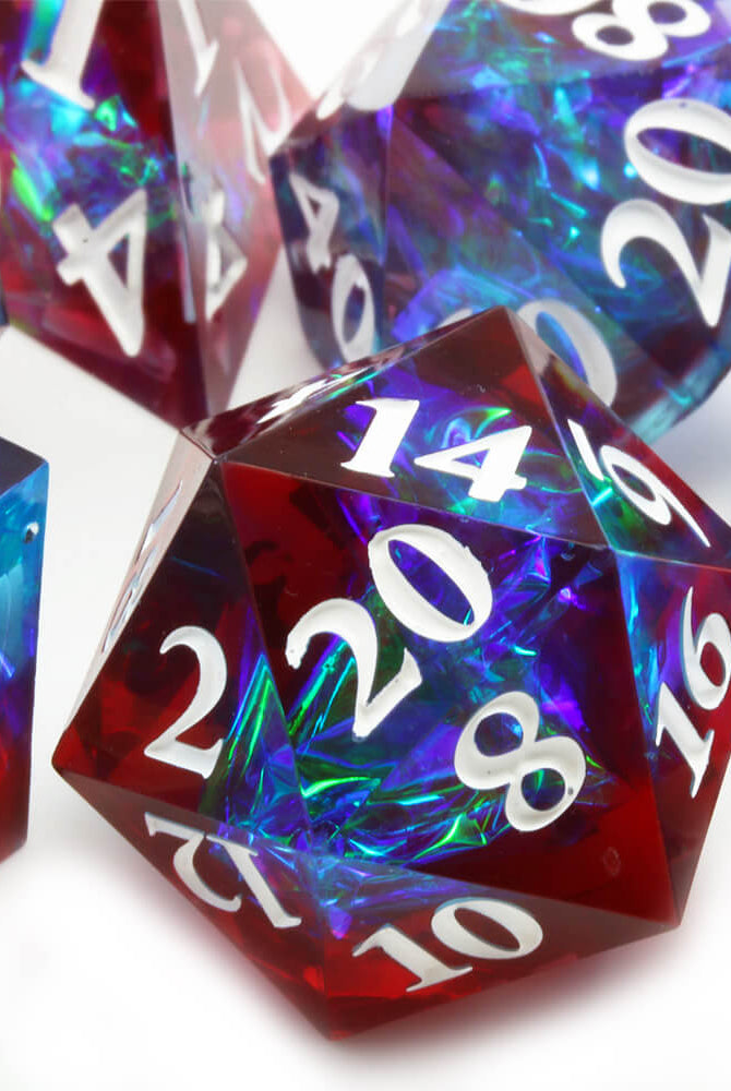 Sharp Edge Dice Blood And Ice