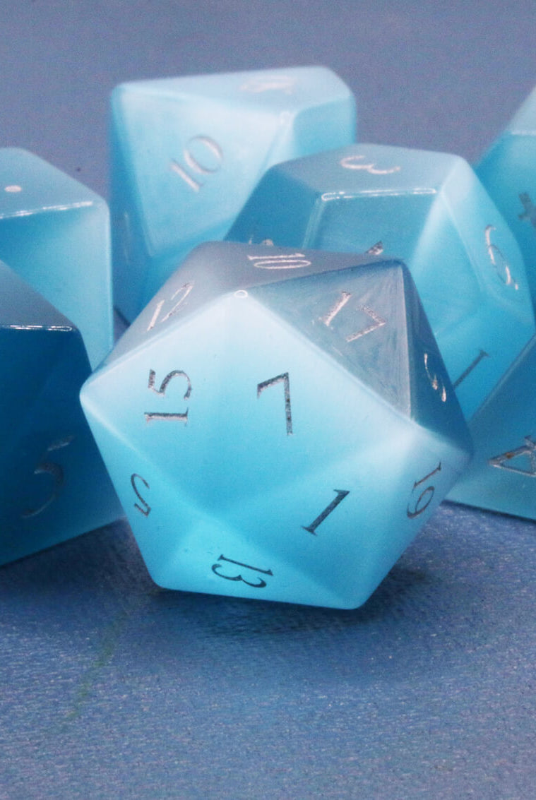Premium Dice Gemstone Cats Eye