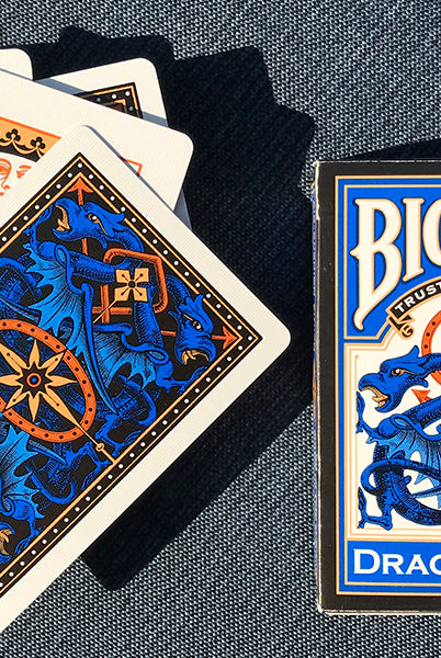 Dragon Back Playing Cards Blue 1