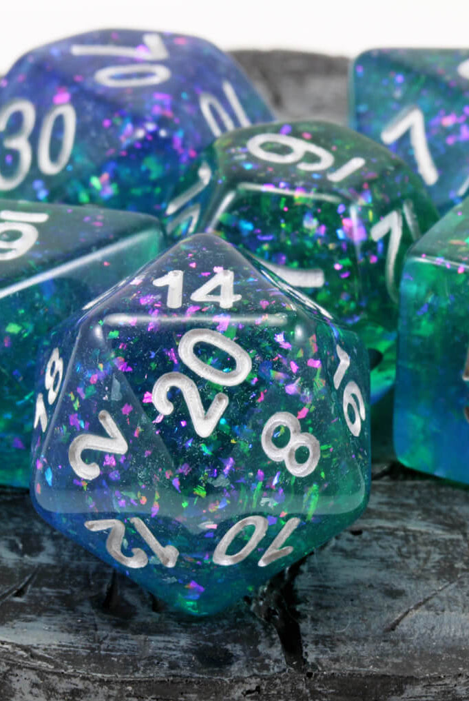 Blue Embers Dice