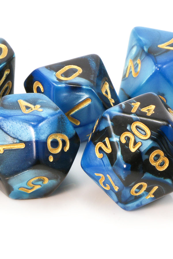 Assassin DnD Dice Blue