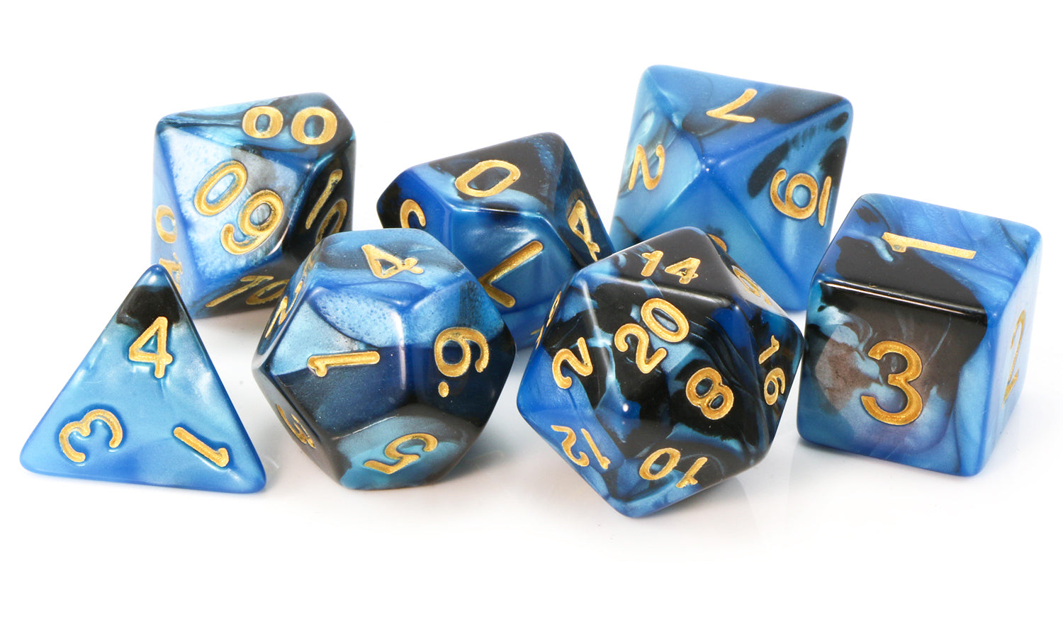Assassin DnD Dice Blue