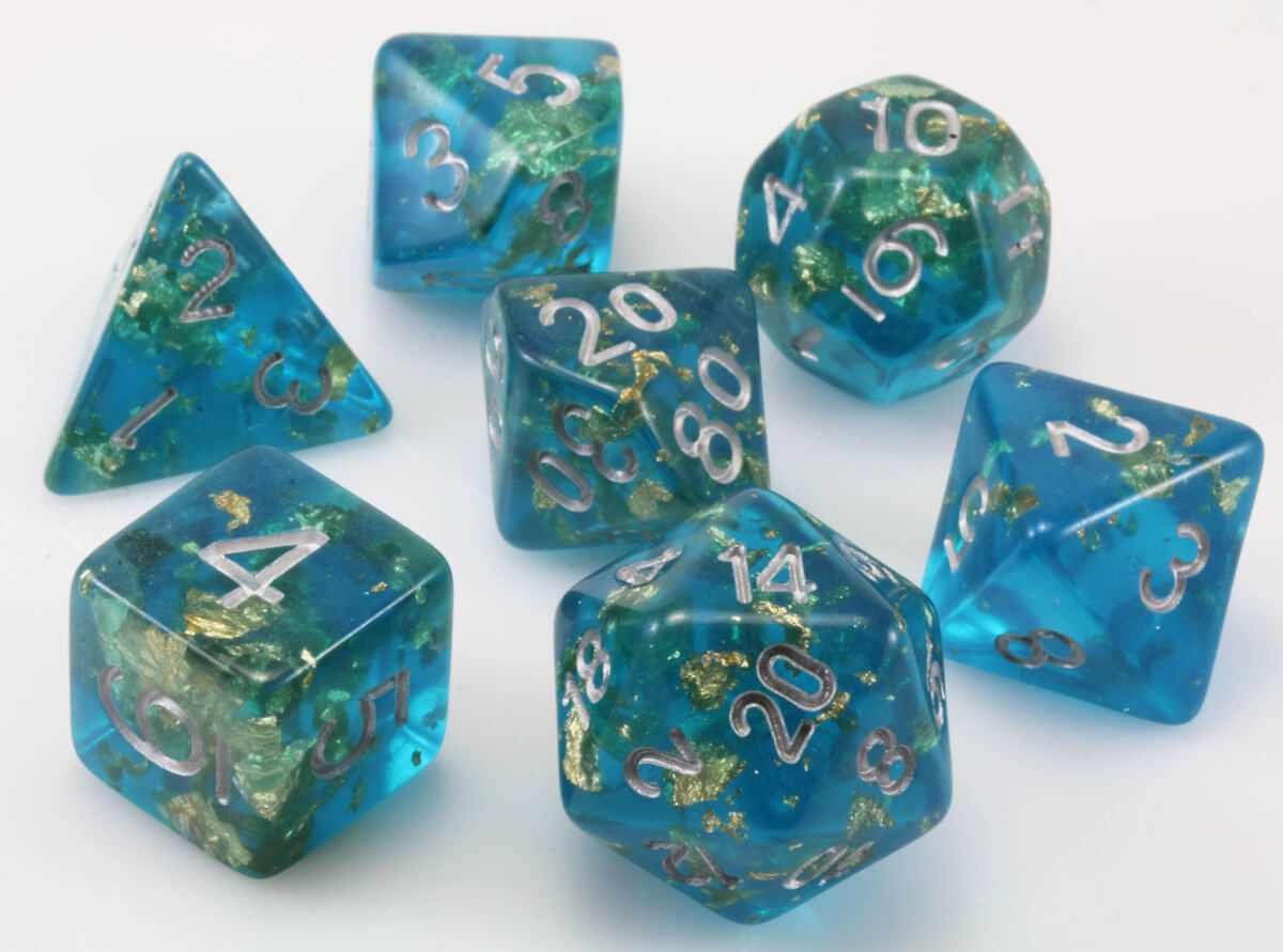 Confetti Dice Blue
