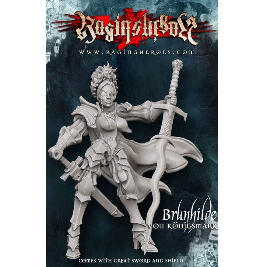 Brunhilde von Königsmark TTRPG Miniature