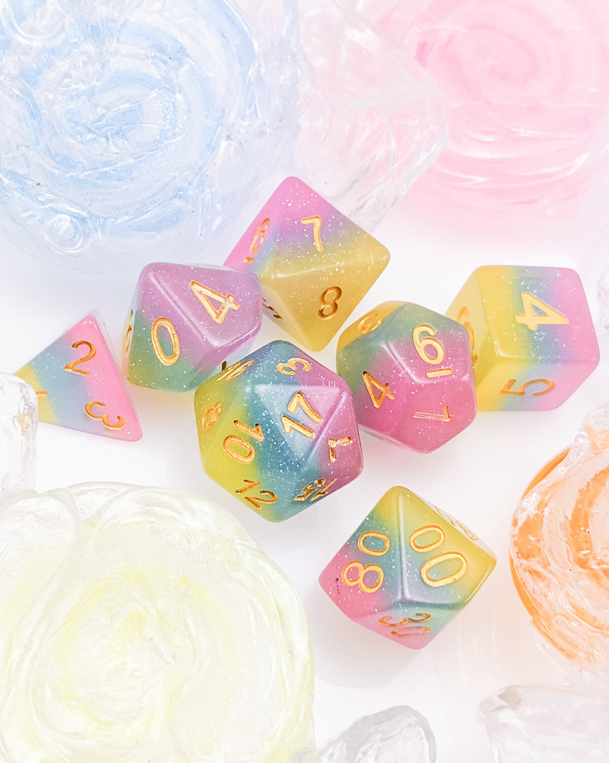 Candyland D&D Dice