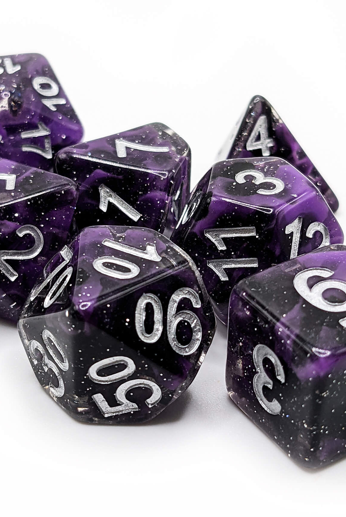 Celestial DnD Dice Purple