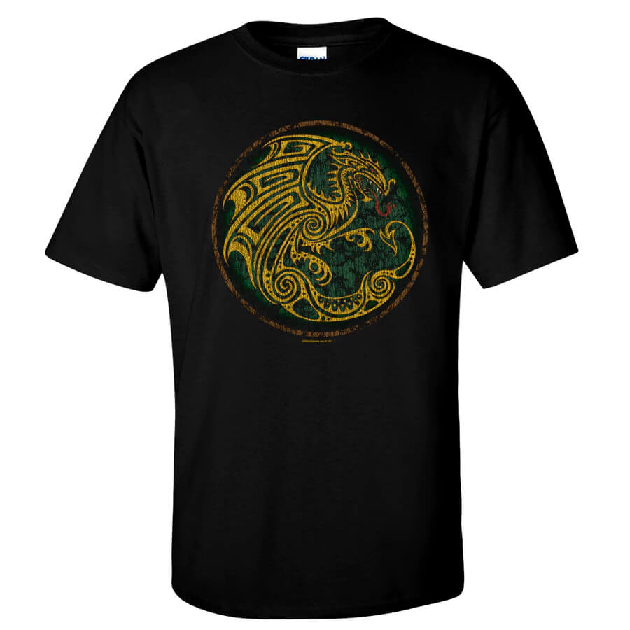 Roleplaying T-shirt Celtic Dragon