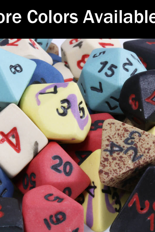 D&D Ceramic Dice Colors