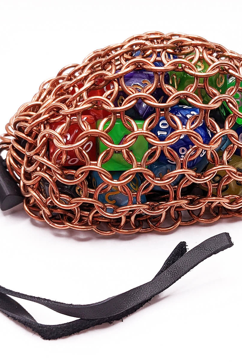 Copper Dnd Dice Bag