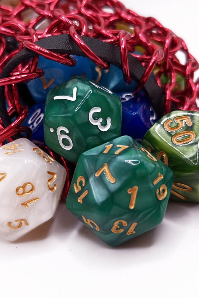 Dungeons and Dragons Red Dice Bag