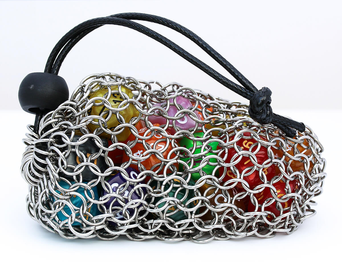Chain Mail Dice Bag
