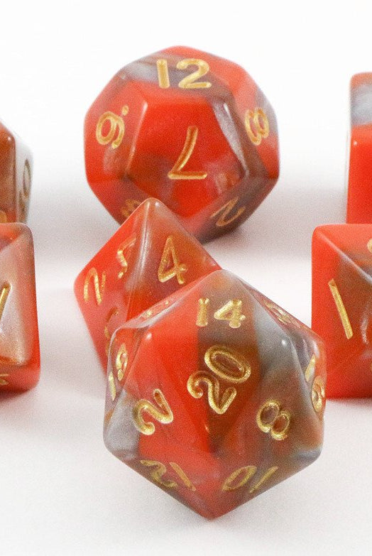 combo attack dice orange brown