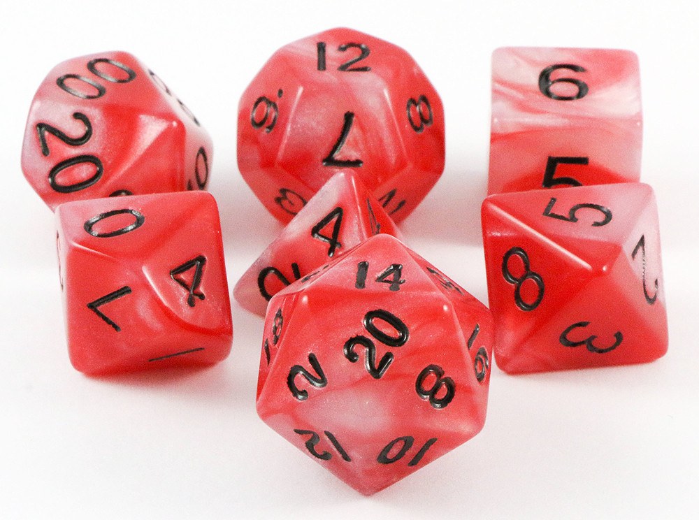 combo attack dice red white