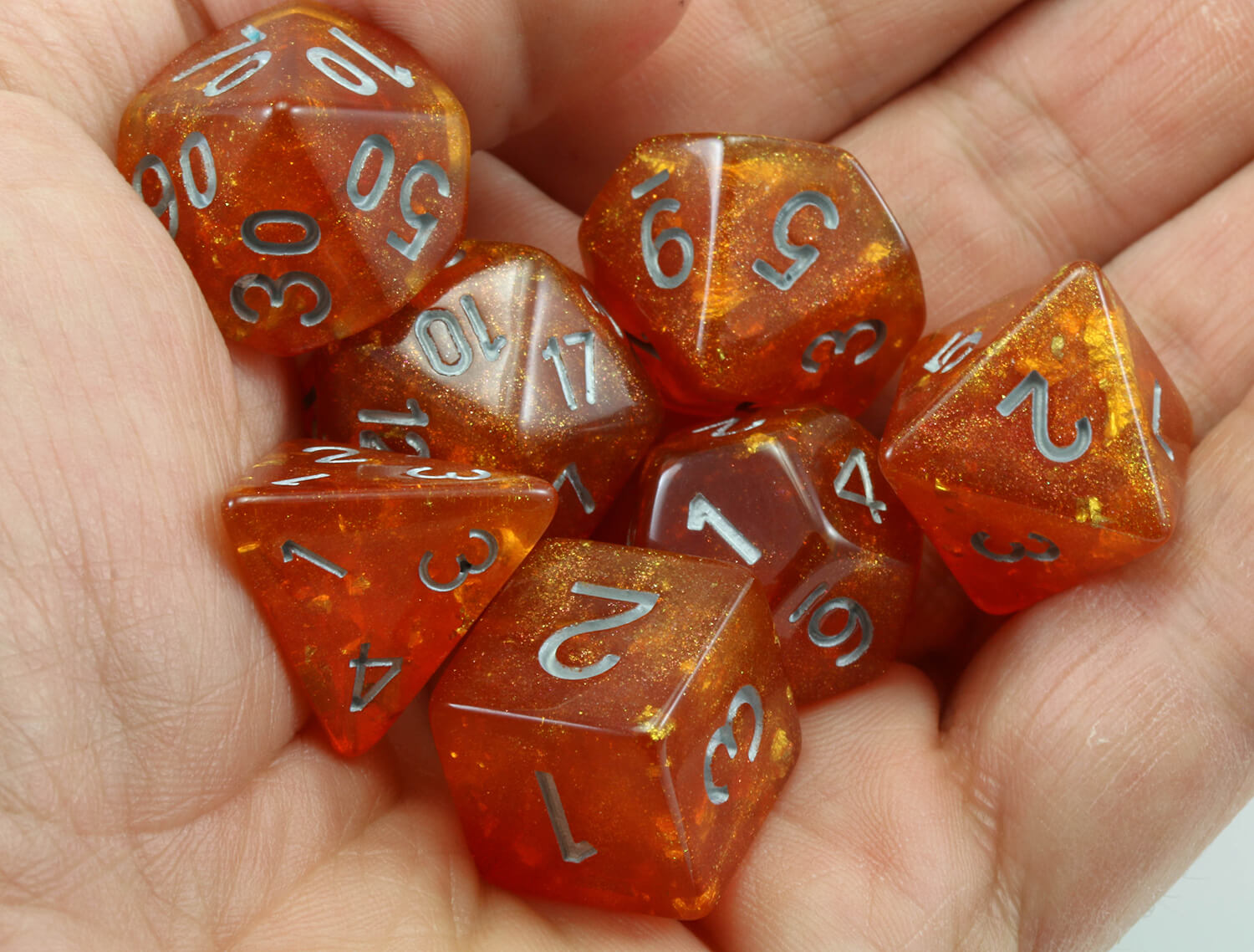 Confetti Dice Bronze Dragon Scale