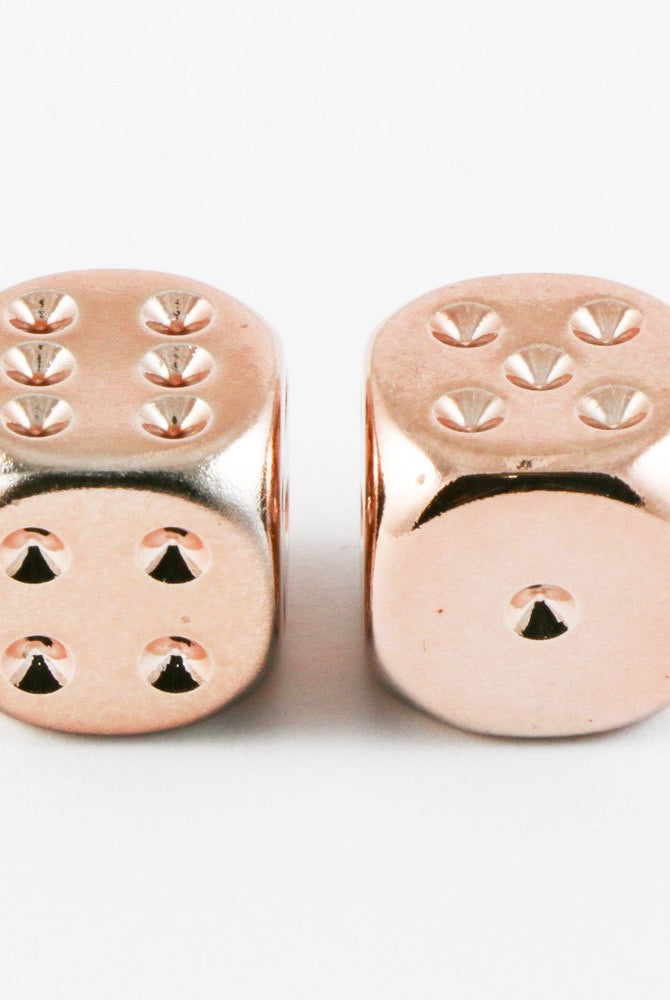 Copper Plated D6 Dice