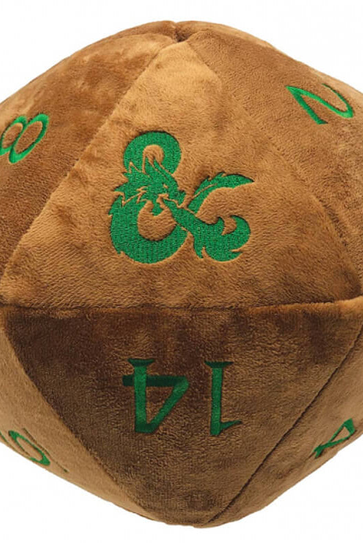 Dungeons And Dragons Jumbo Plush D20 - Copper and Green