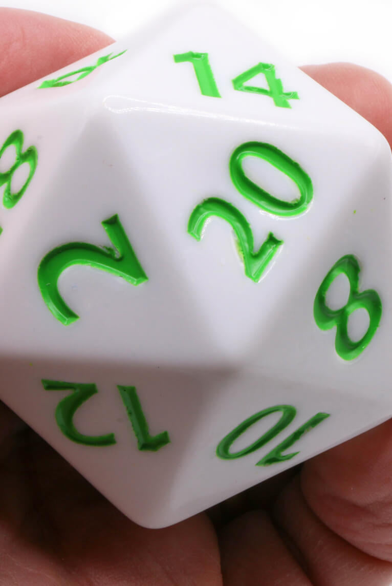 Giant d20 Green DnD