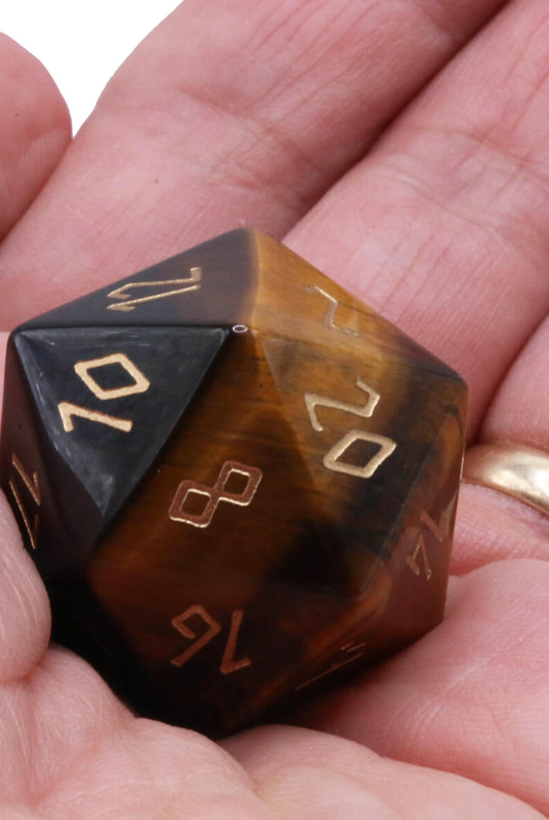 Premium Dice Tigers Eye