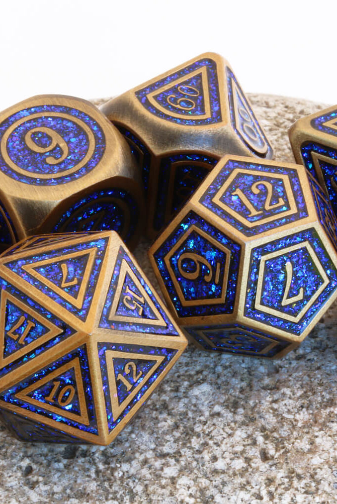 Battle Mage Metal Dice 4