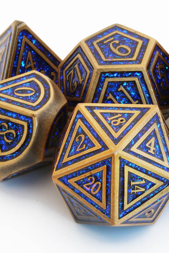 Battle Mage Metal Dice