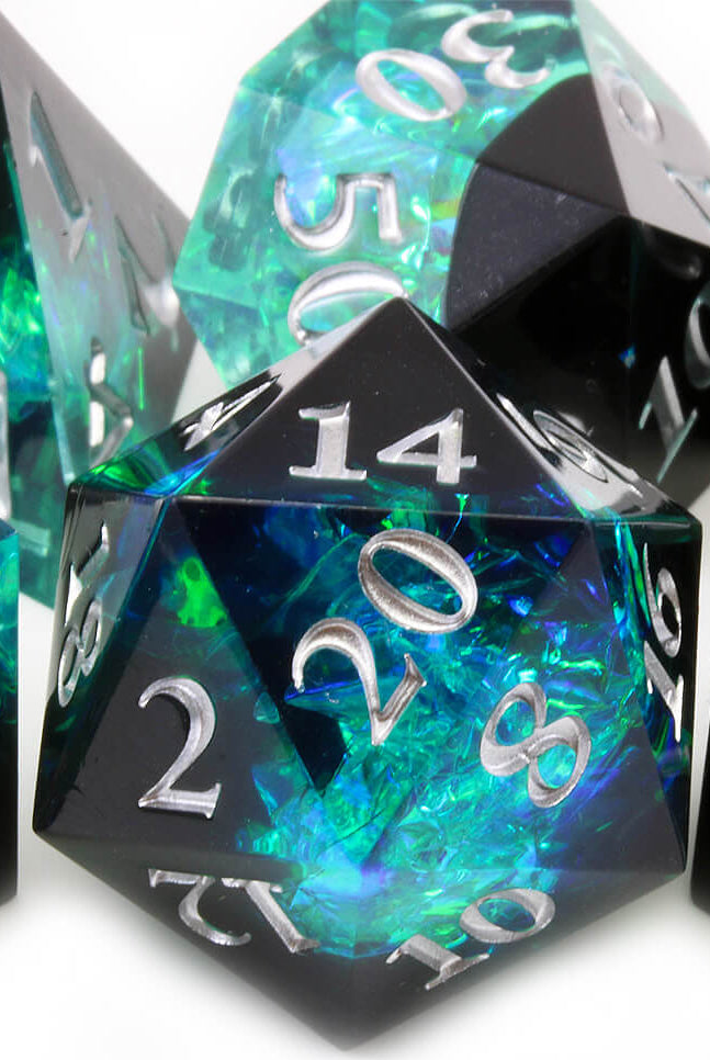 Sharp Edge Inclusion Dice Deep Space