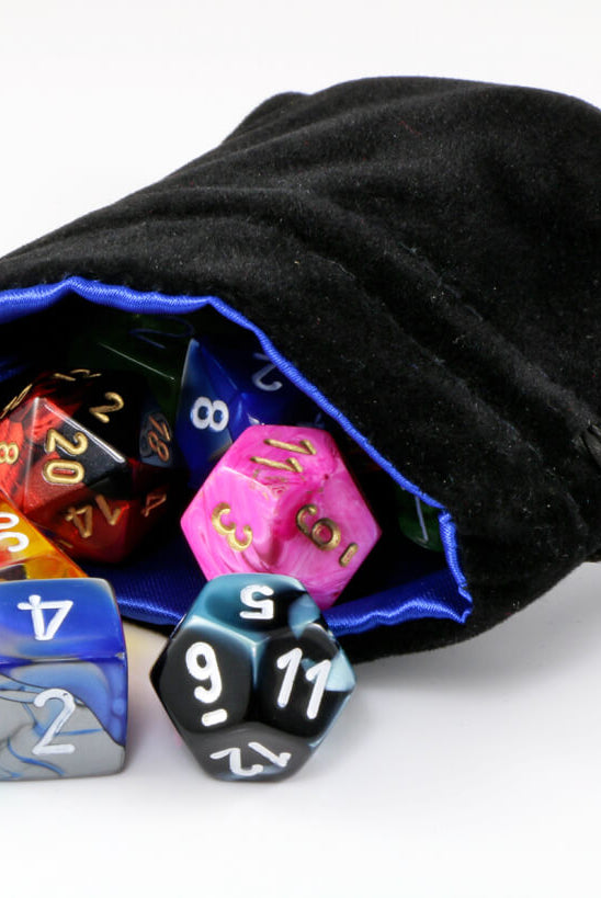 Blue Dice Bag