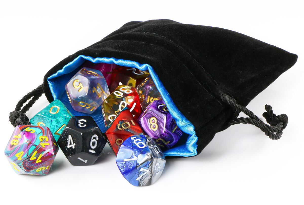 Ocean Blue Dice Bag