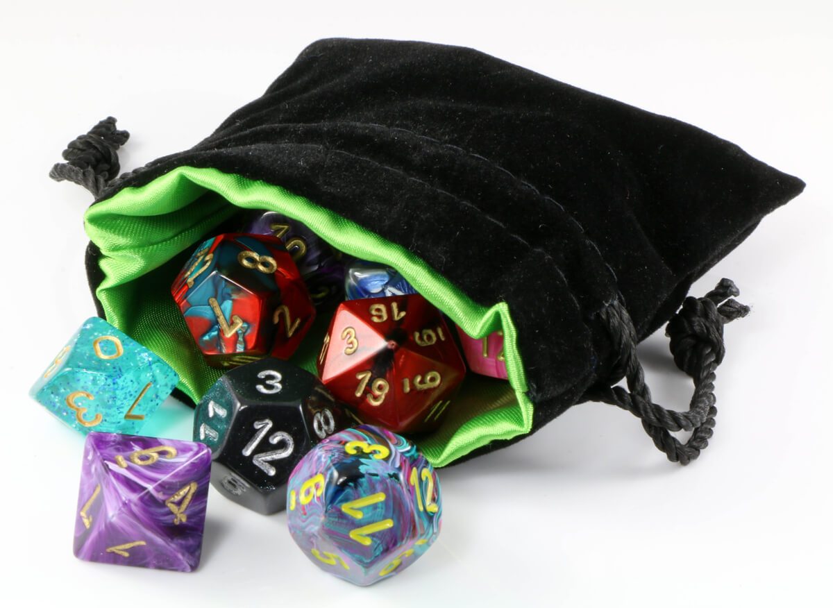 Dice Bag Light Green