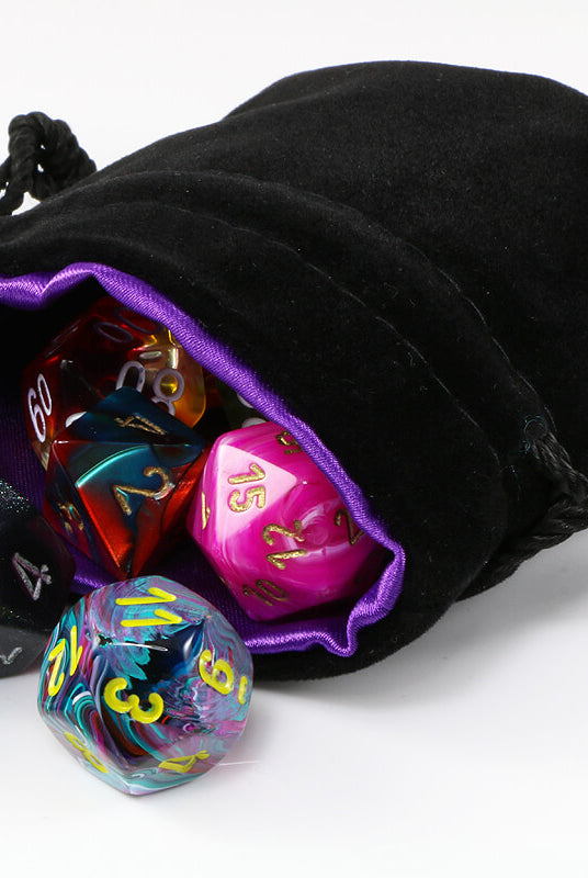 Purple Dice Bag