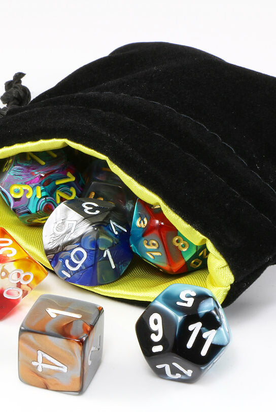 Yellow Dice Bag